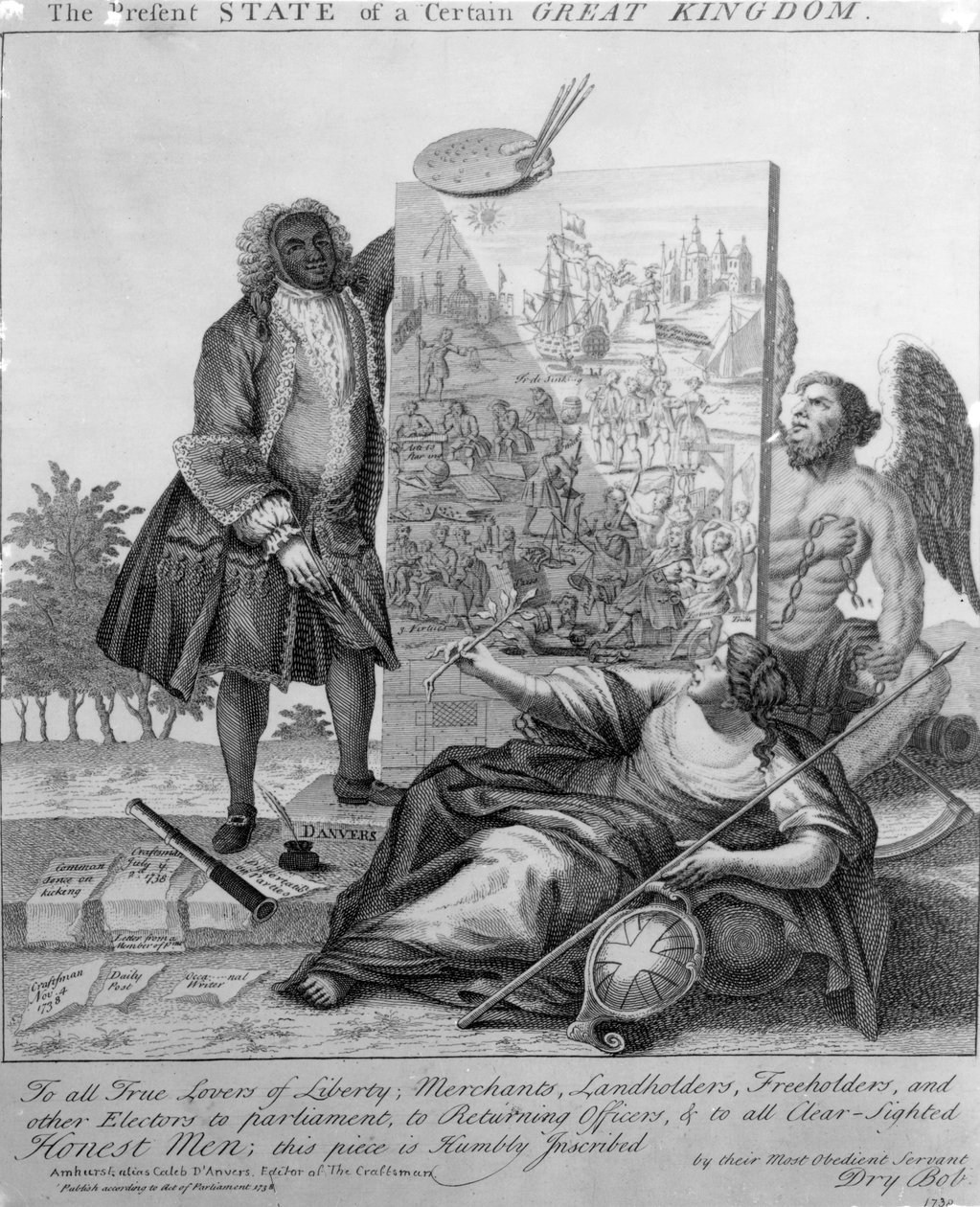 O estado presente de um certo grande reino, 1738 de English School
