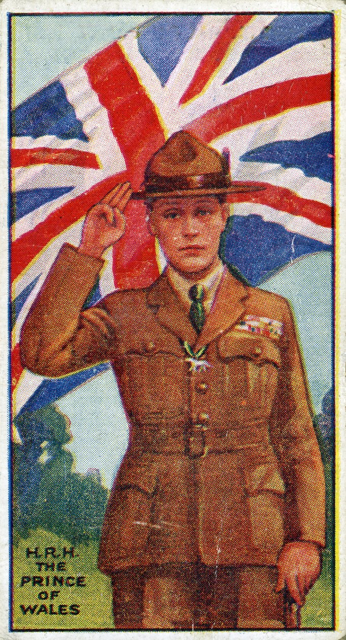 O Príncipe de Gales, 1923 de English School