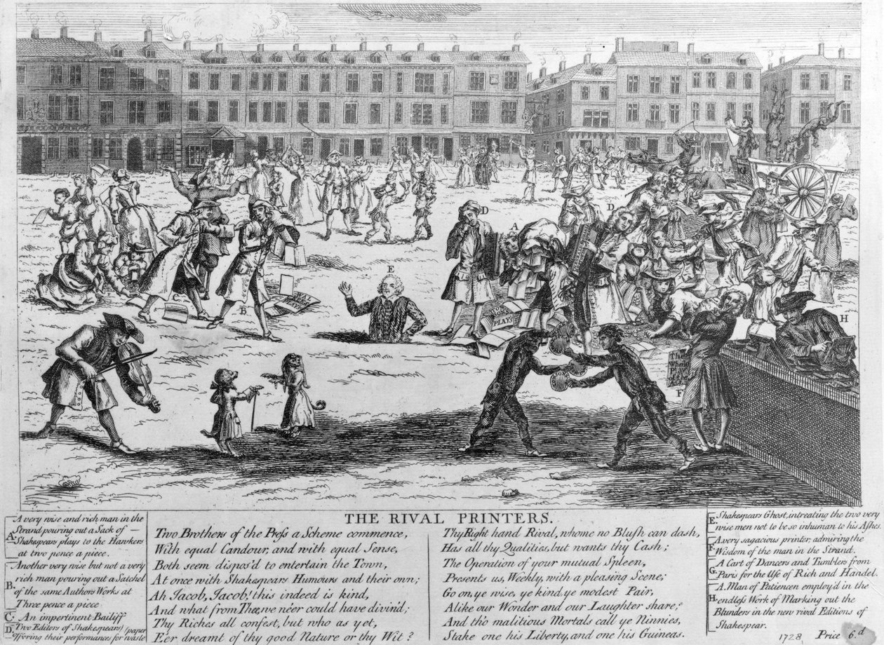 As impressoras rivais, 1734 de English School