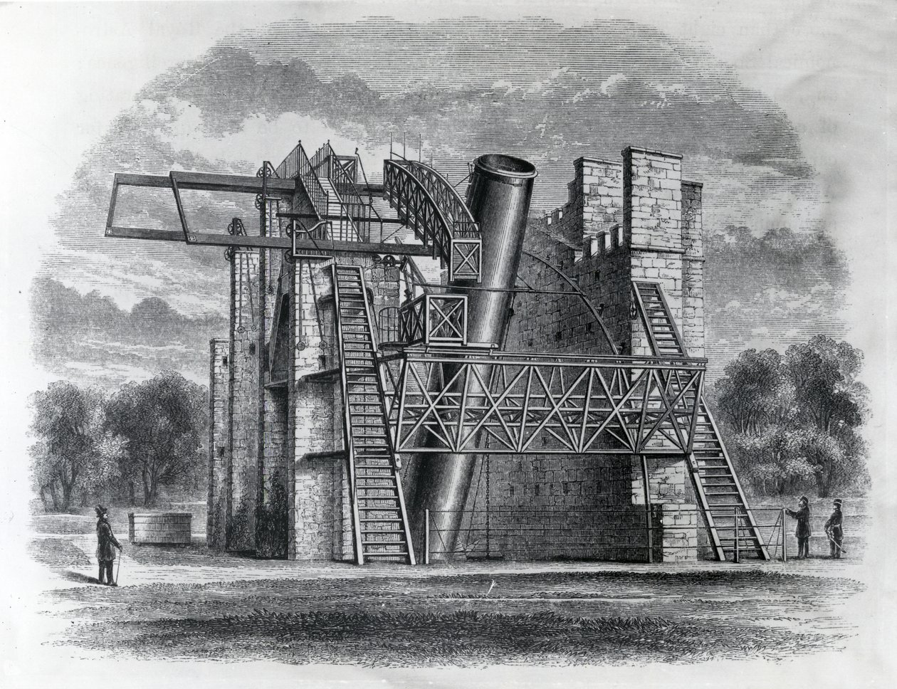 O Telescópio Rosse, 1845 de English School