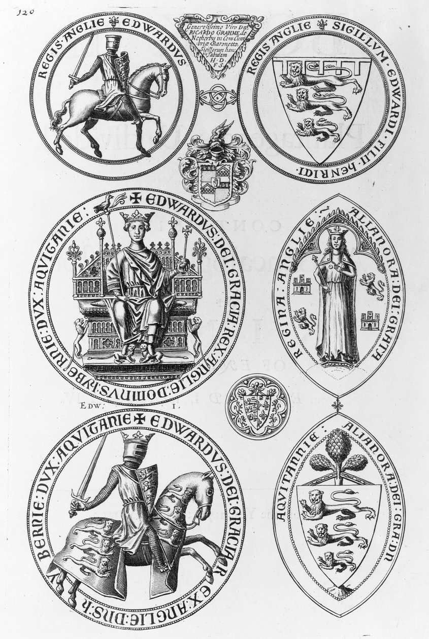 Os selos de Edward I de English School