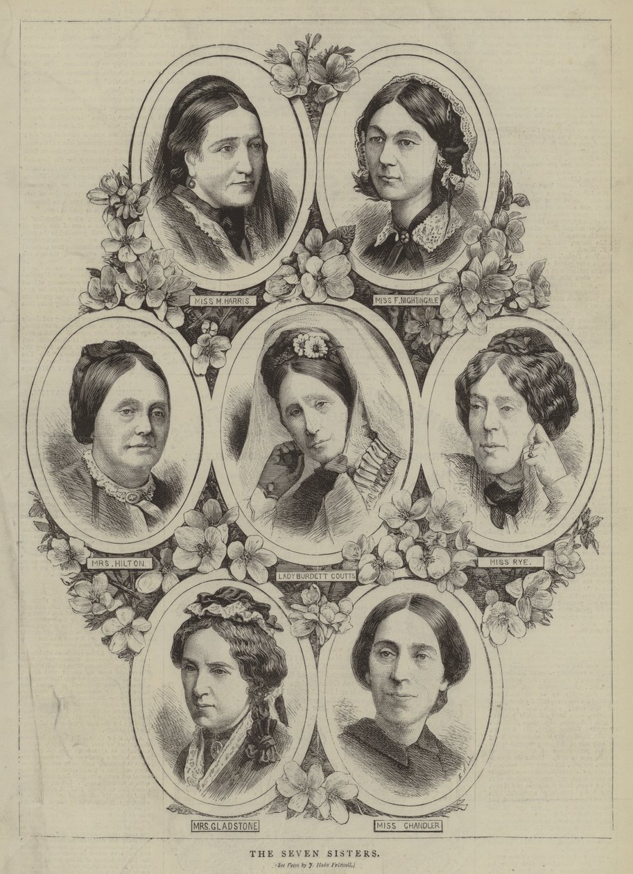 As Sete Irmãs (gravura) de English School