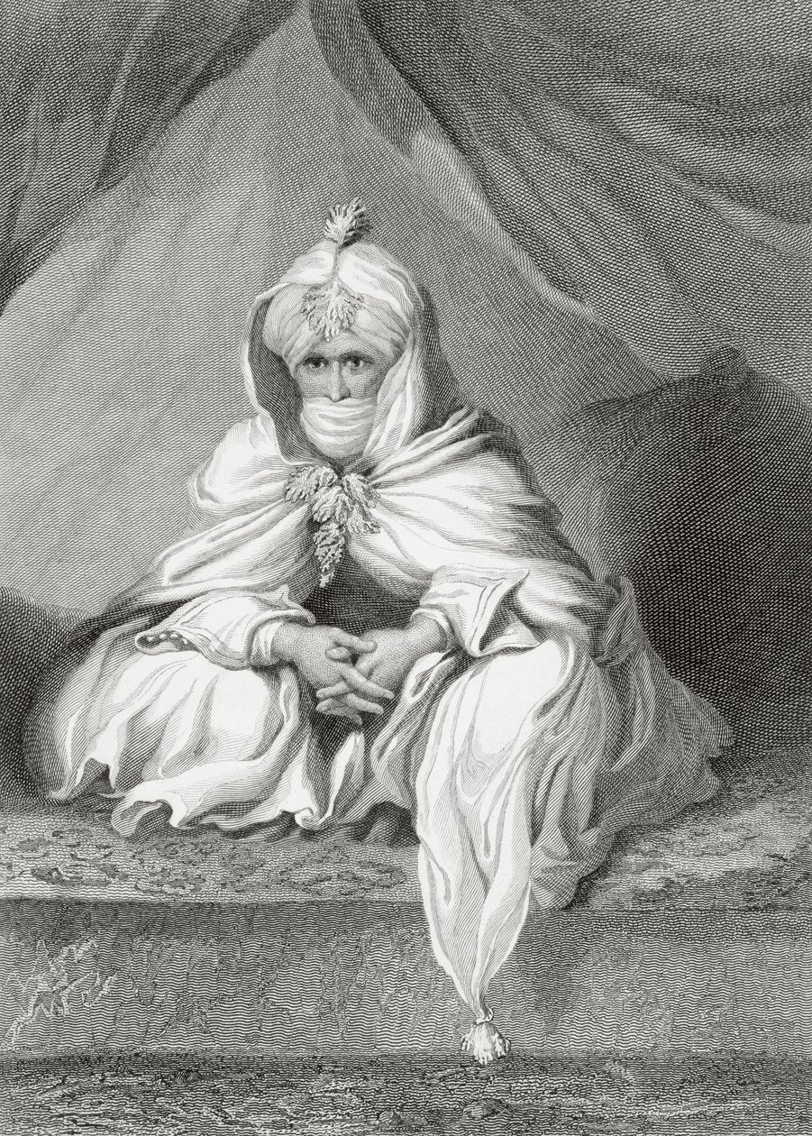 O Sheik de Bornu, 1826 de English School