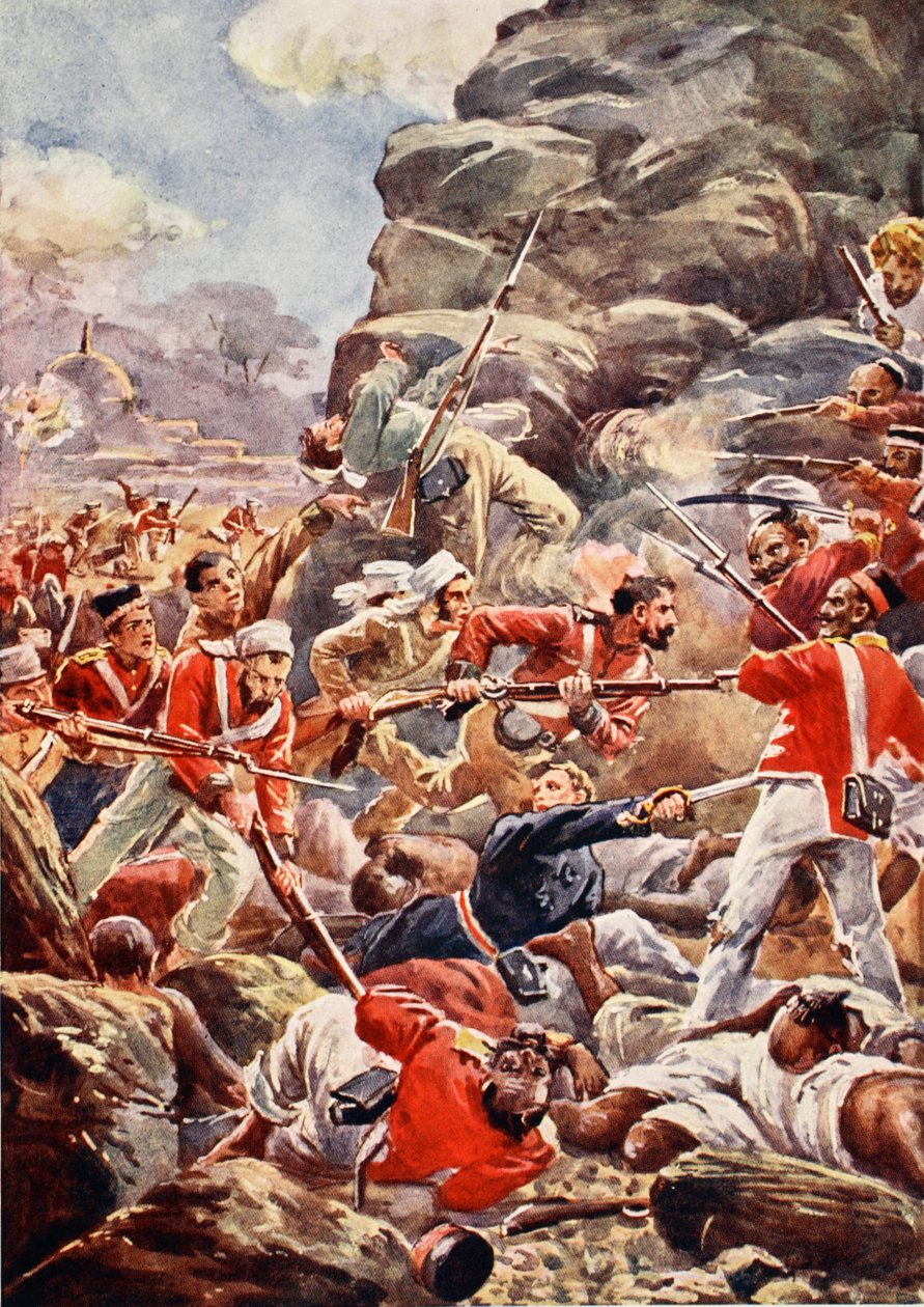 O Cerco de Deli, 1857: Ataque à Brecha no dia 14 de setembro de English School
