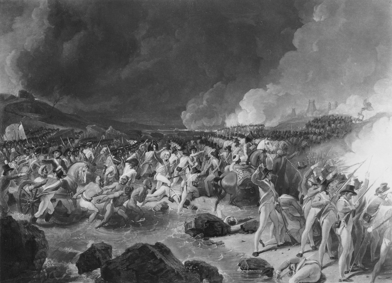 A Tomada de Seringapatam, 4 de maio de 1799 de English School