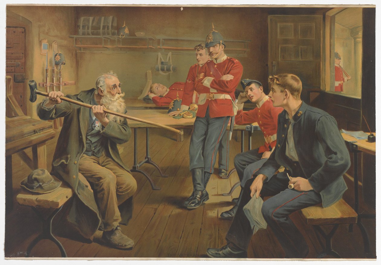 O veterano, c.1895 de English School