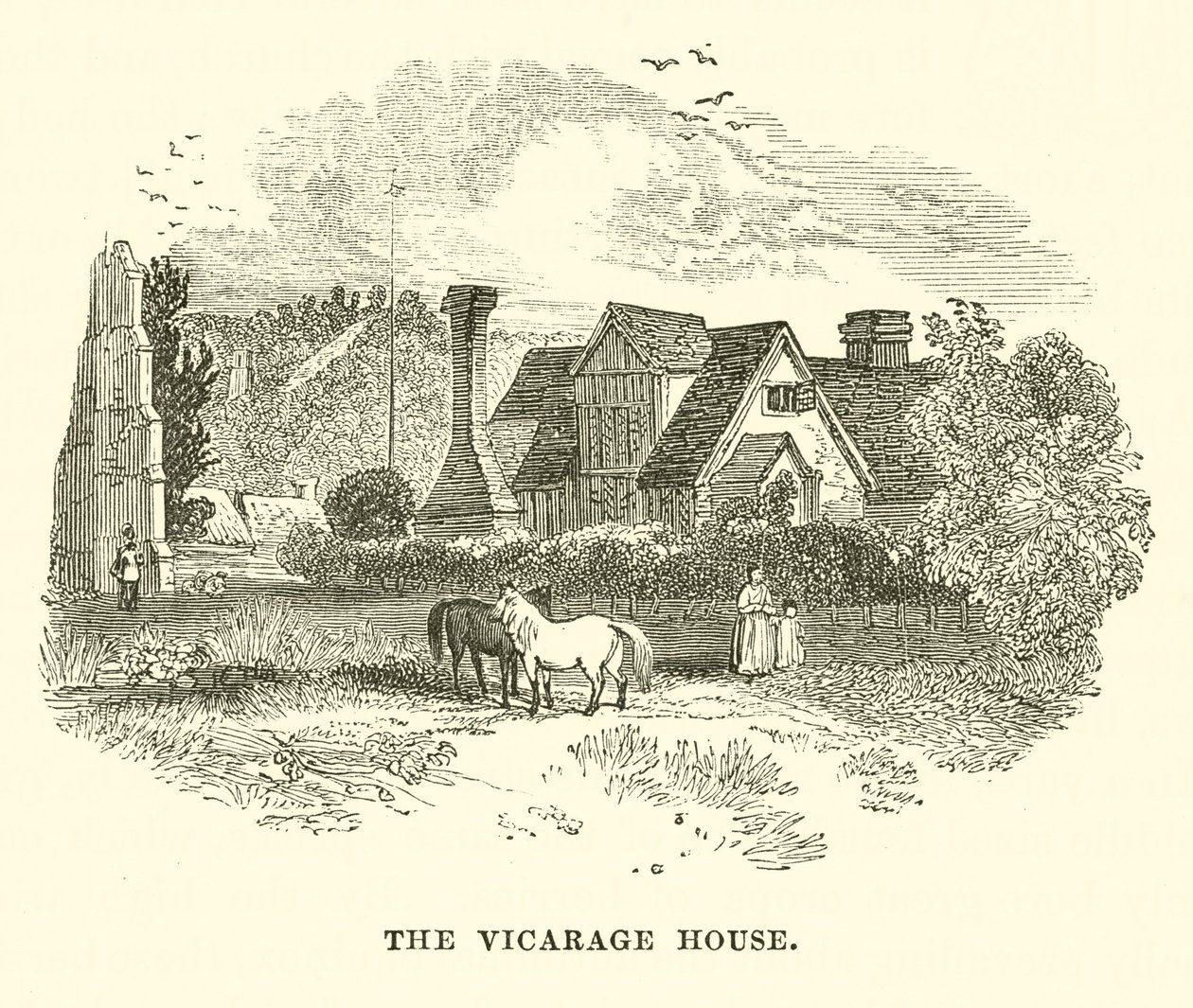 A Casa do Vicariato (gravura) de English School