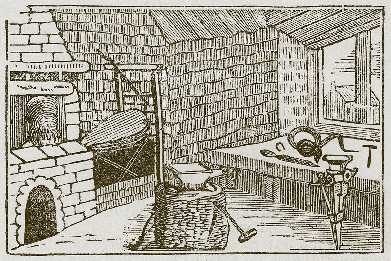 A víbora e a lima (gravura) de English School