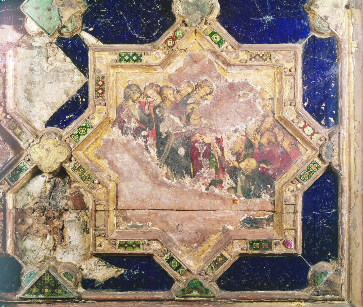 The Westminster Retable, c.1270 (detalhe) de English School