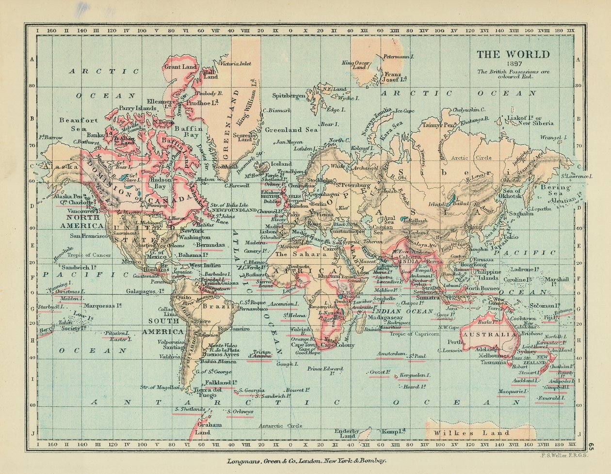 O Mundo (litografia a cores) de English School