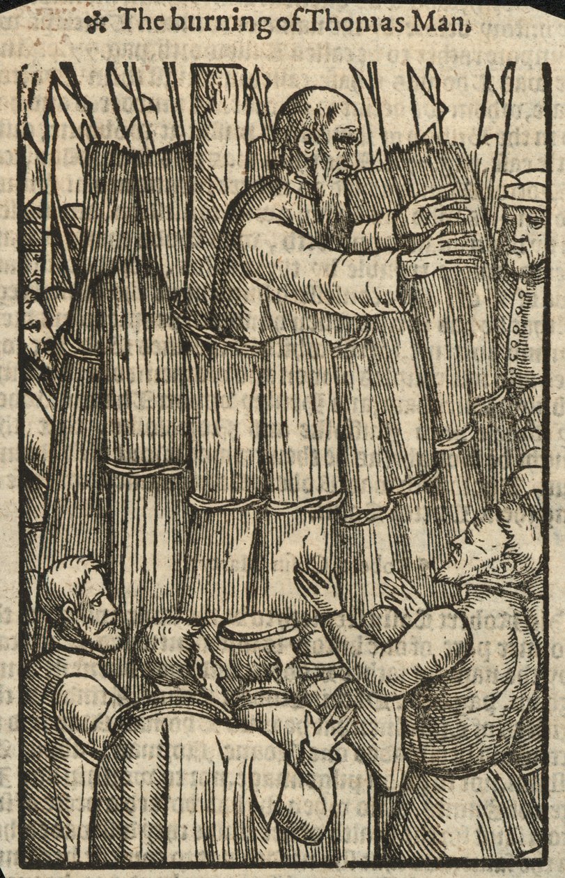 O incêndio de Thomas Man (gravura) de English School