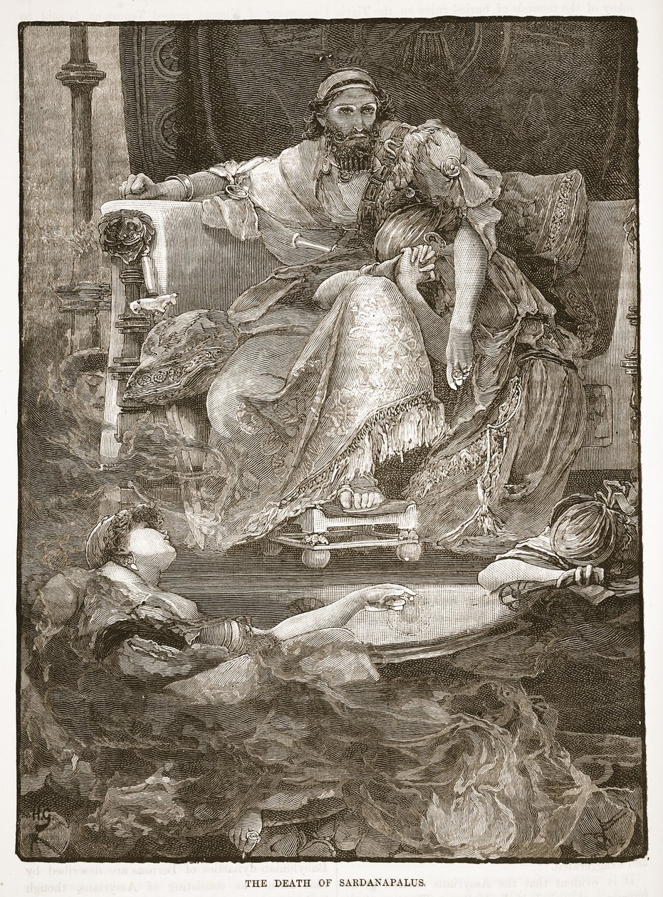 A morte de Sardanapalo de English School
