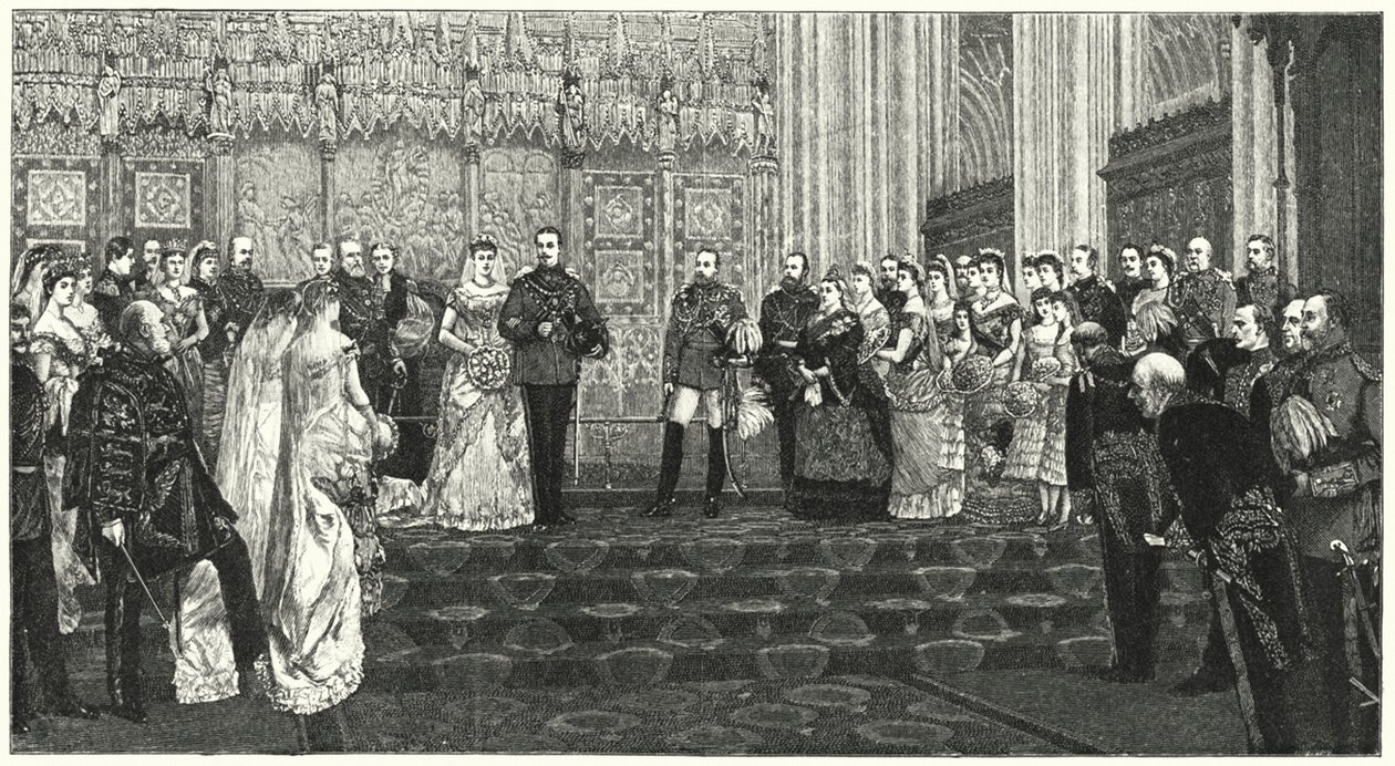 O casamento do Duque de Albany (gravura) de English School