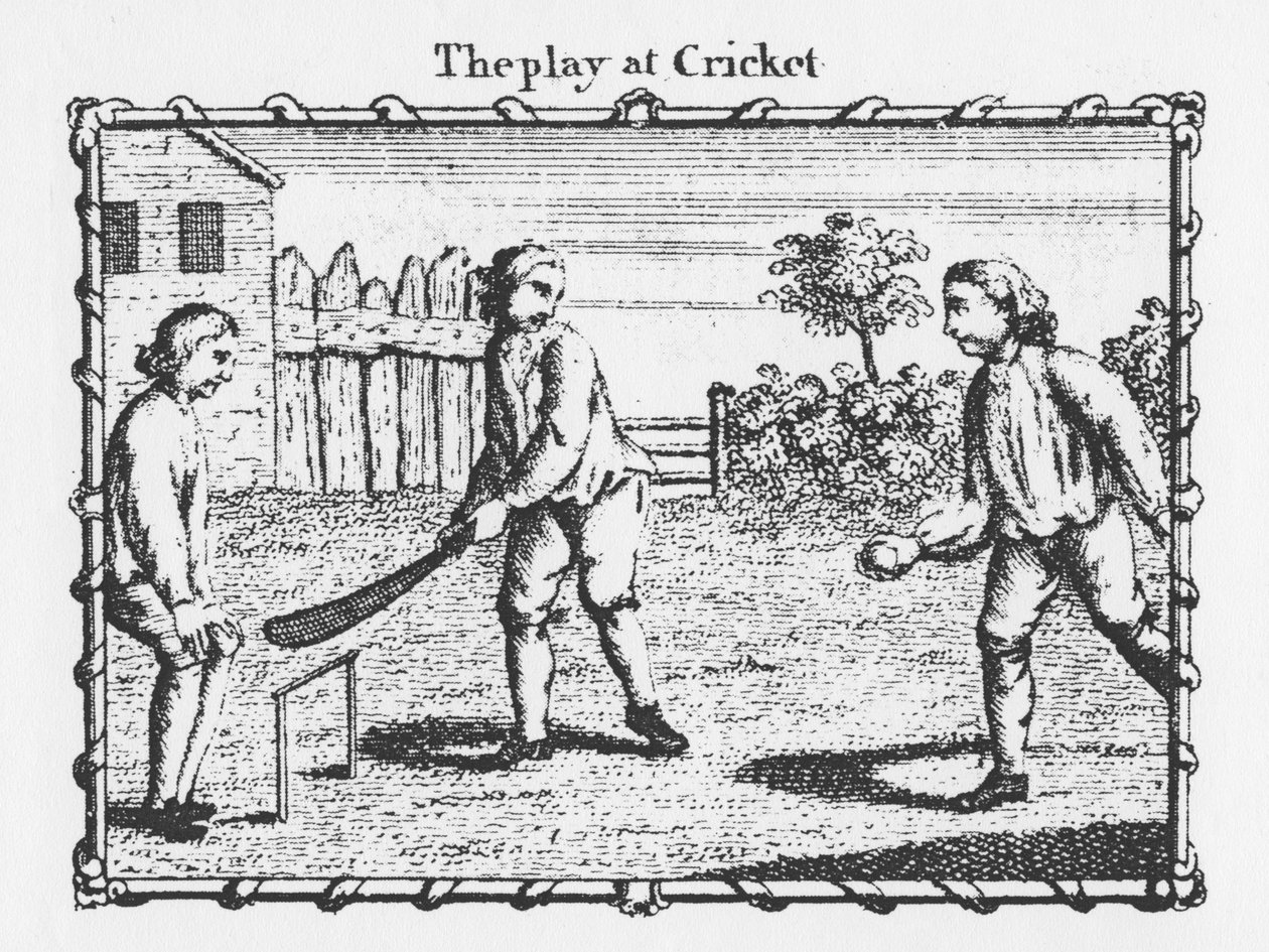 A peça no Cricket (gravura) de English School