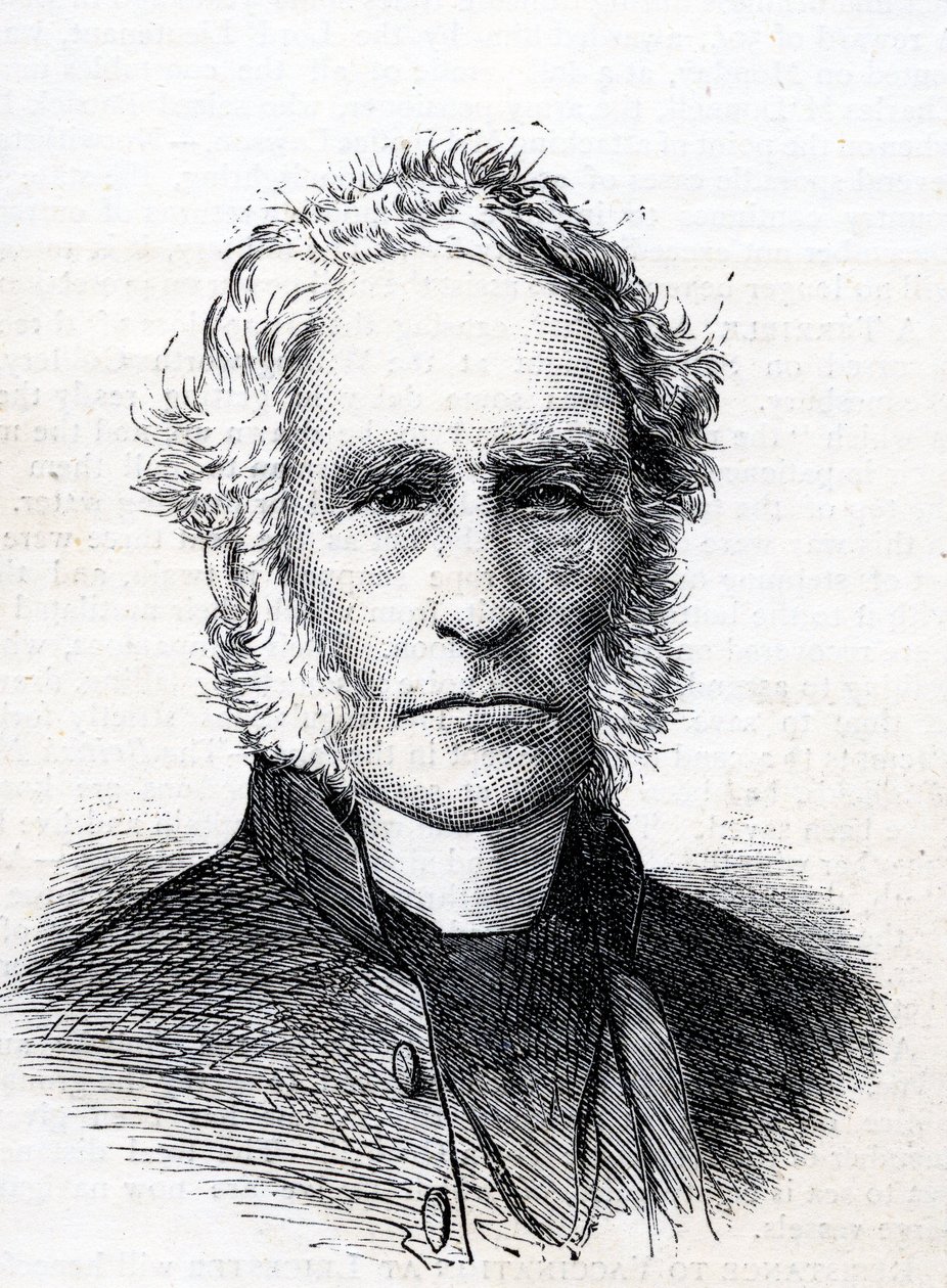 O direito reverendo Alfred Ollivant (1798-1882) Ilustração do gráfico 13 de janeiro de 1883 de English School