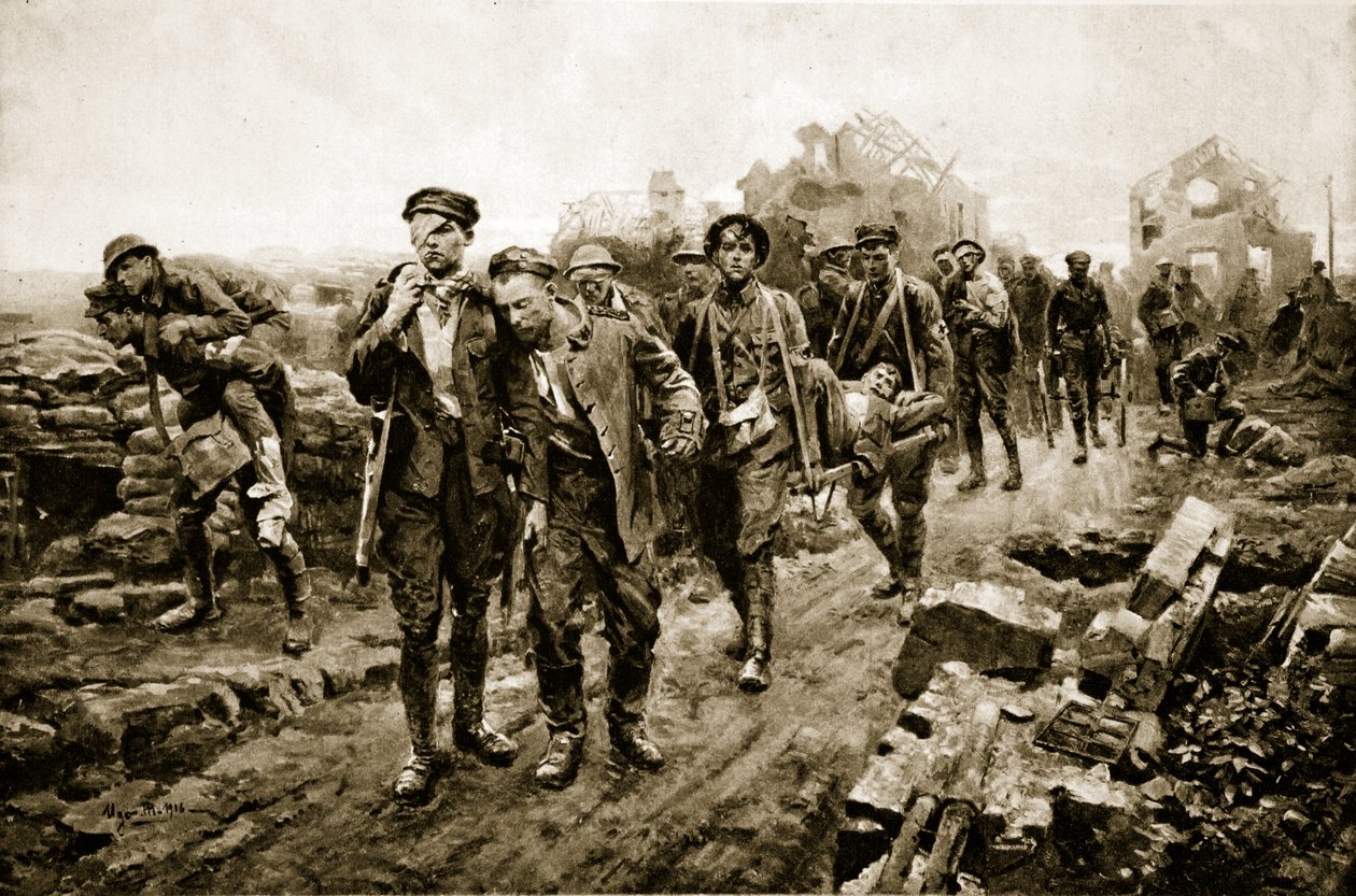 O segundo estágio em casa, 1914-19 de English School