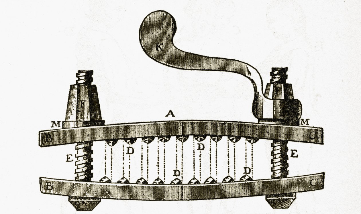 O parafuso de Maria Teresa da Áustria (1717-1780) de English School
