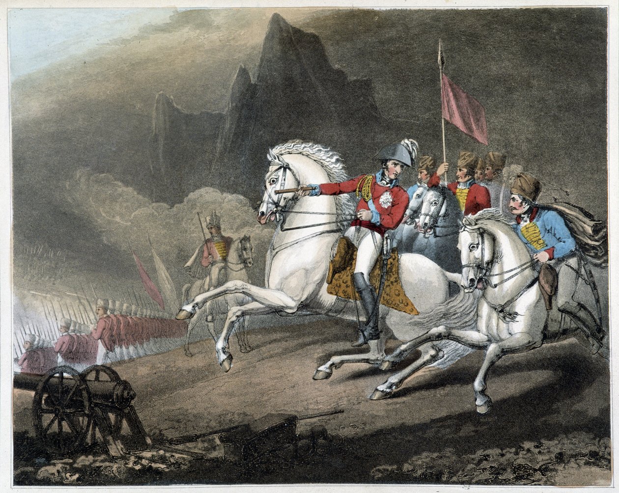 As vitórias do Duque de Wellington (das placas de R. Westall), Londres, Ed. Thomas Davidson de English School