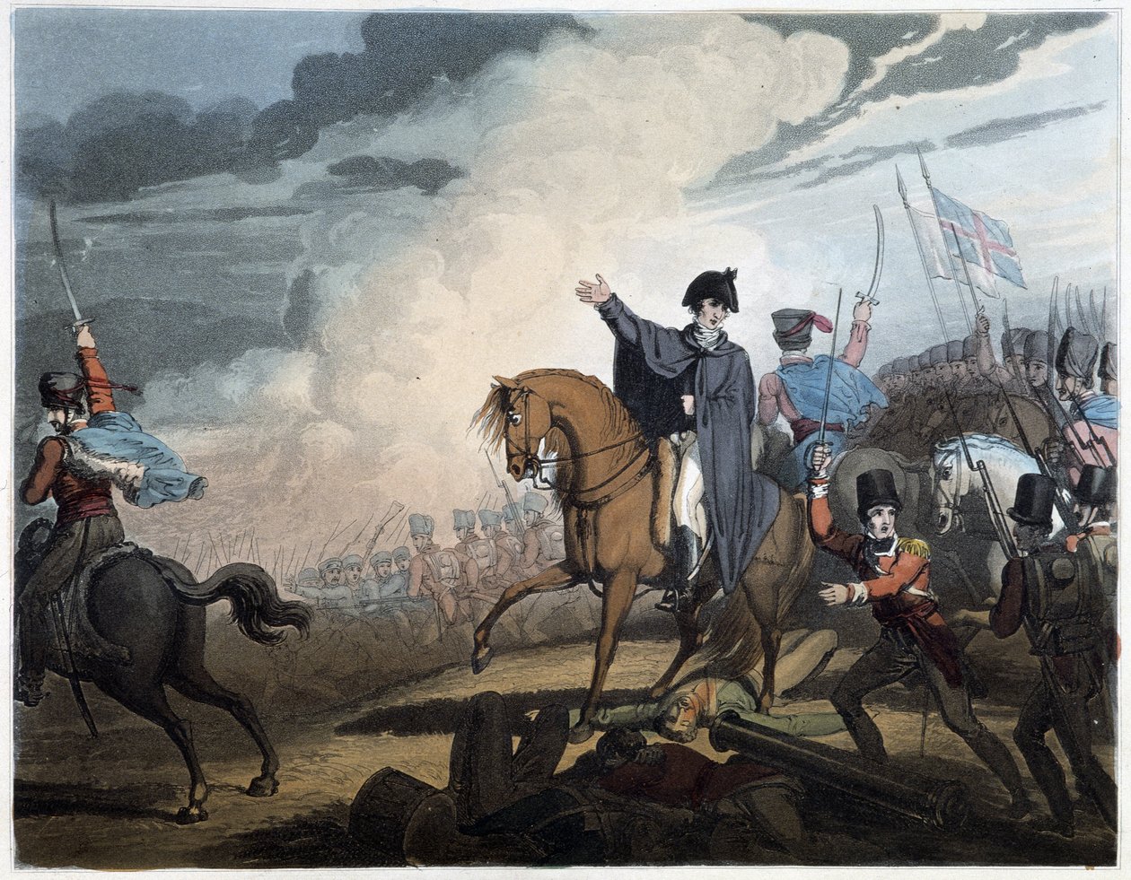 As vitórias do Duque de Wellington (das placas de R. Westall), Londres, Ed. Thomas Davidson de English School