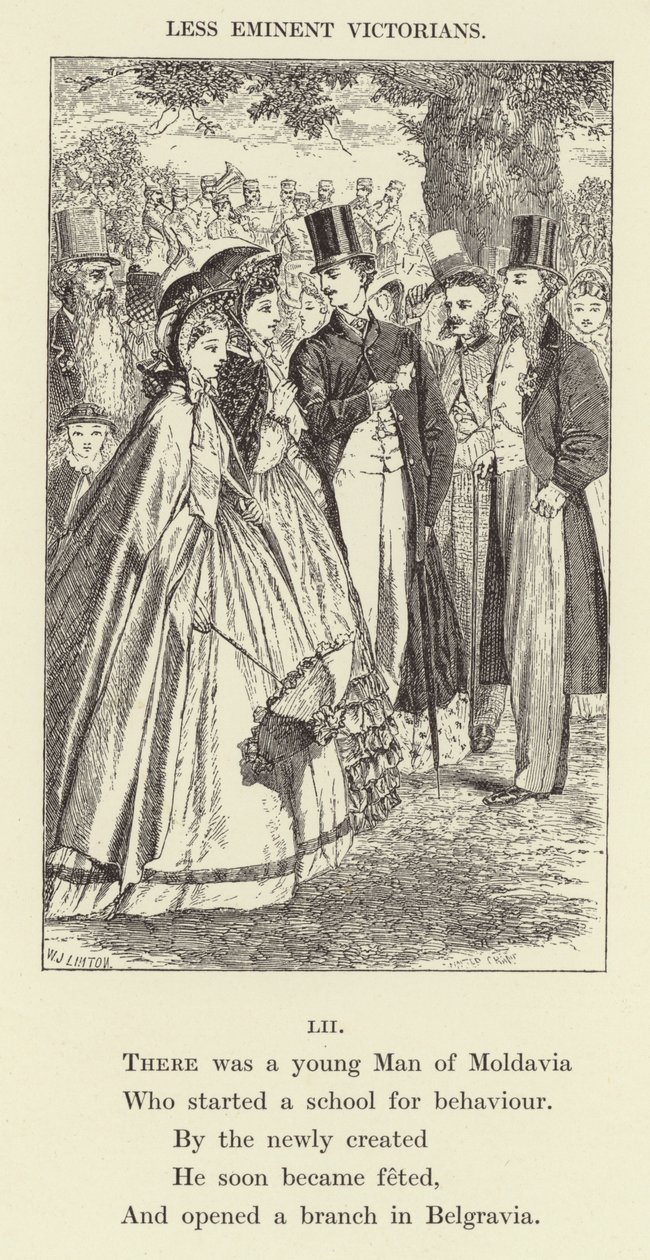Havia um jovem da Moldávia (gravura) de English School