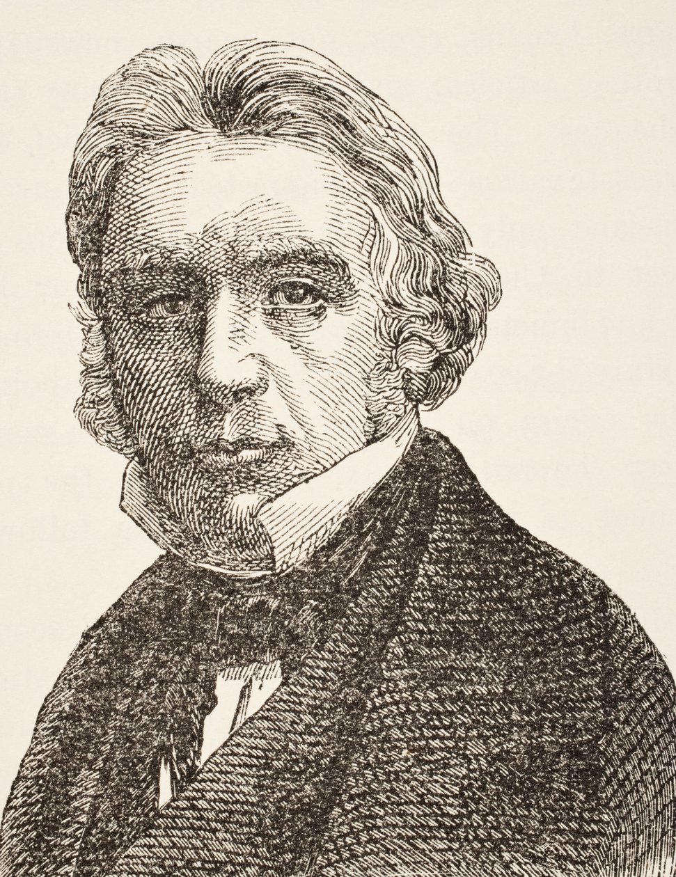 Thomas Babington Macaulay, 1º Barão Macaulay, de "A História Nacional e Doméstica da Inglaterra", de William Hickman Smith Aubrey (1858-1916) publicou Londres, c.1890 de English School