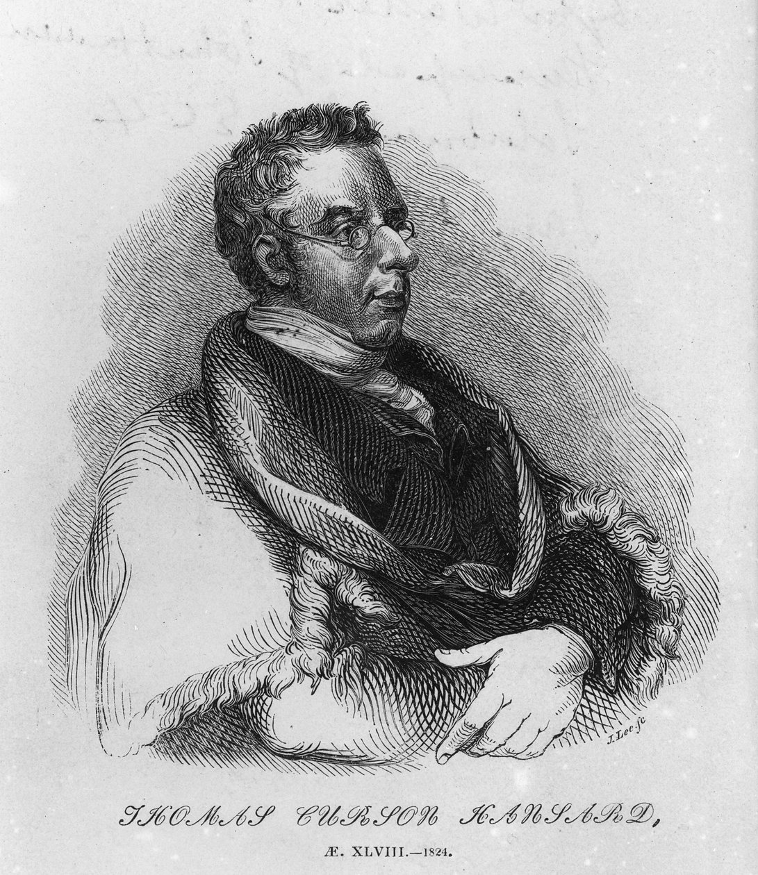 Thomas Curson Hansard, 1824 de English School