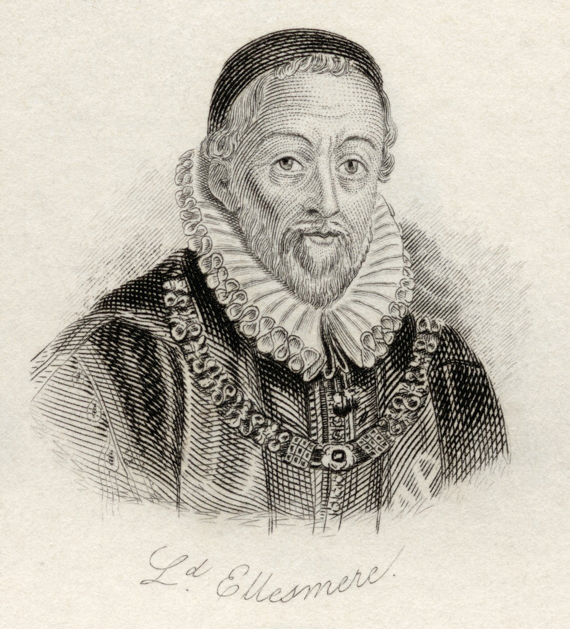 Thomas Egerton, do &39;Crabb&39;s Historical Dictionary&39;, publicado em 1825 de English School