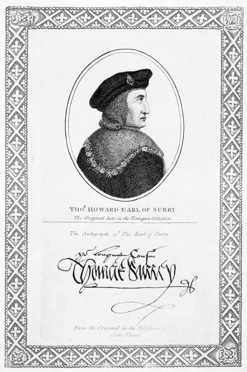 Thomas Howard, Conde de Surrey e 2º Duque de Norfolk de English School