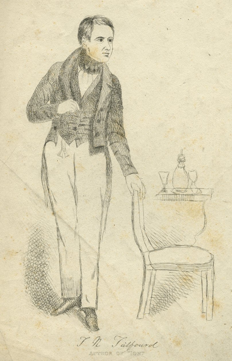 Thomas Noon Talfourd (gravura) de English School