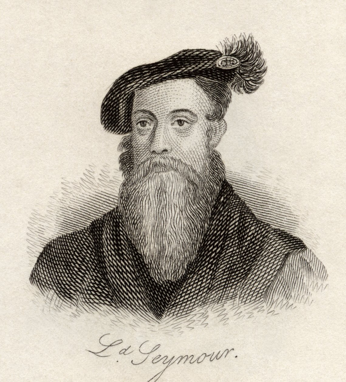 Thomas Seymour, do &39;Crabb&39;s Historical Dictionary&39;, publicado em 1825 de English School