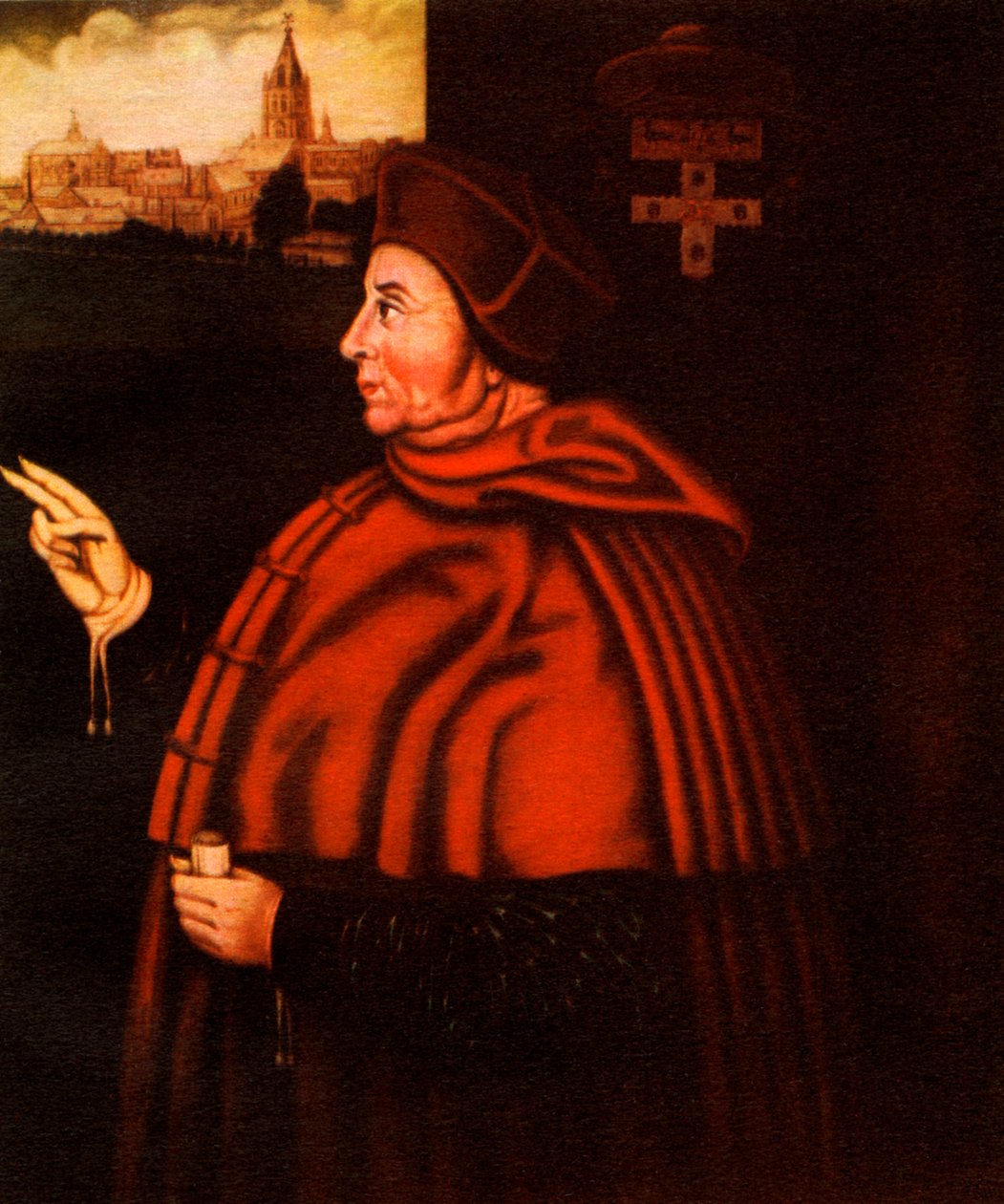 Thomas Wolsey (impressão) de English School
