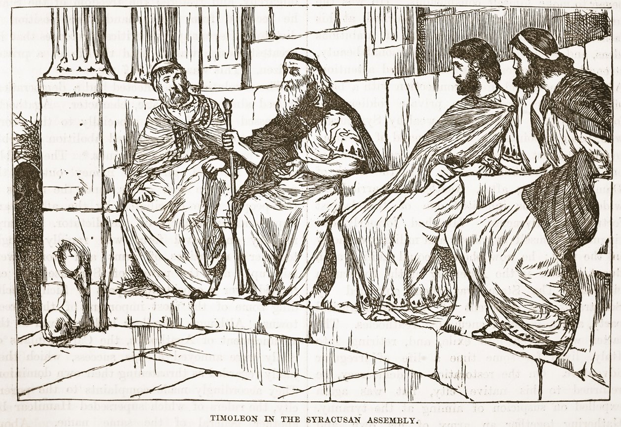 Timoleão na assembléia de Siracusa de English School