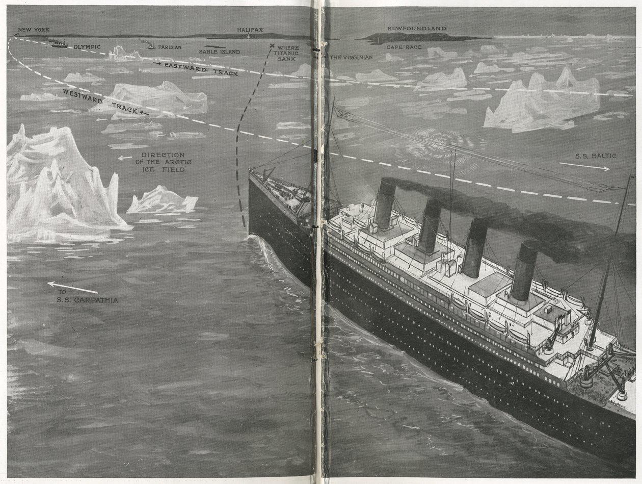 Titanic in the ice floe, de 
