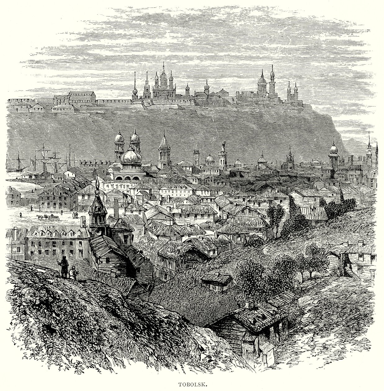 Tobolsk (gravura) de English School