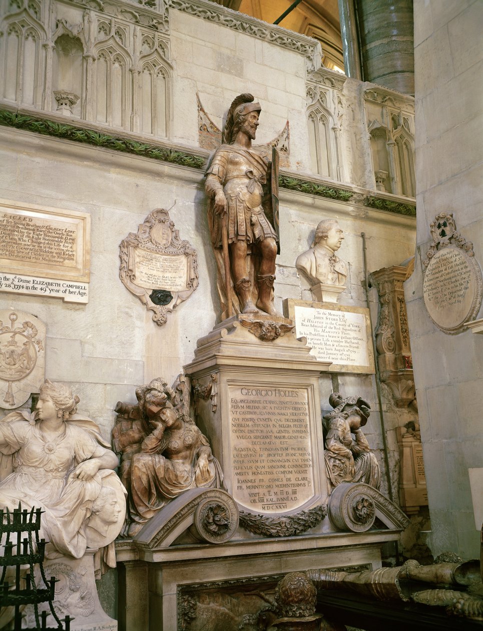 Túmulo de Georgio Holles, Abadia de Westminster de English School