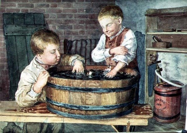 Toy Boats, c.1880 (aquarela sobre papel) de English School