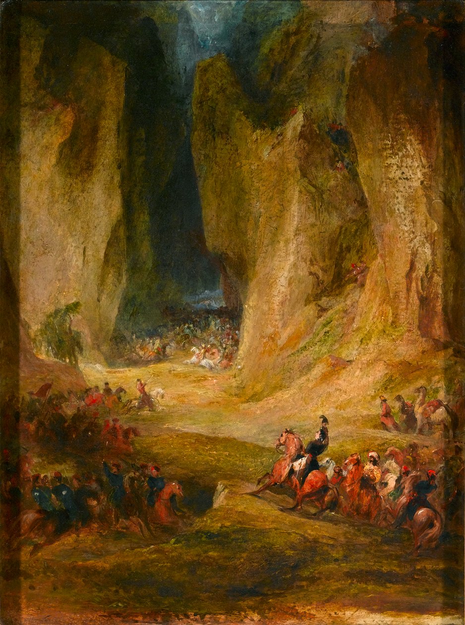 Trukkee, 28 de Fevereiro de 1845, um incidente durante a campanha de Sir Charles Napiers Hill no Baluchistão de English School