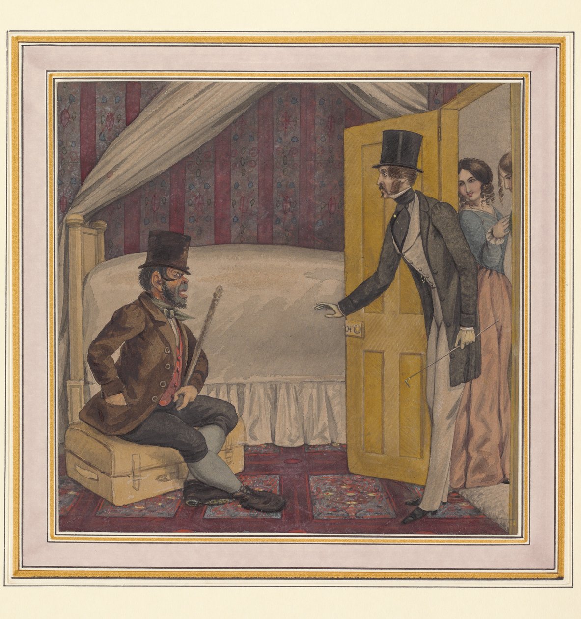 Untitled (quarto alugado) (wc no papel) de English School