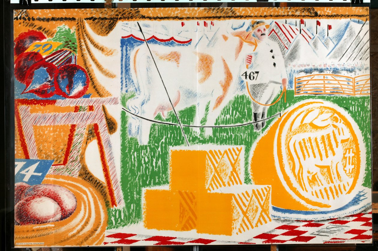 Sem título, da série "The UK Shows her Produce" [6321241] (litografia a cores) de English School