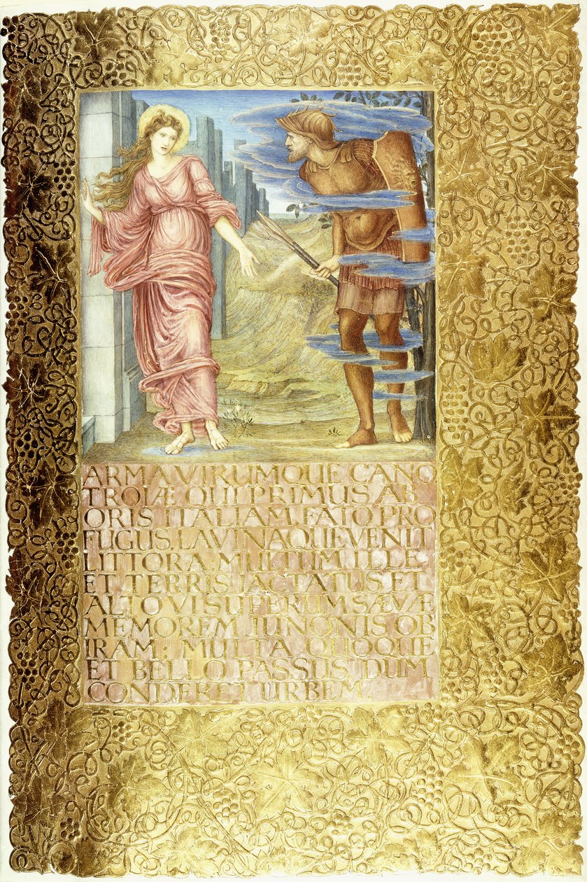 Vênus e Enéias, 1874-c. 1919 de English School