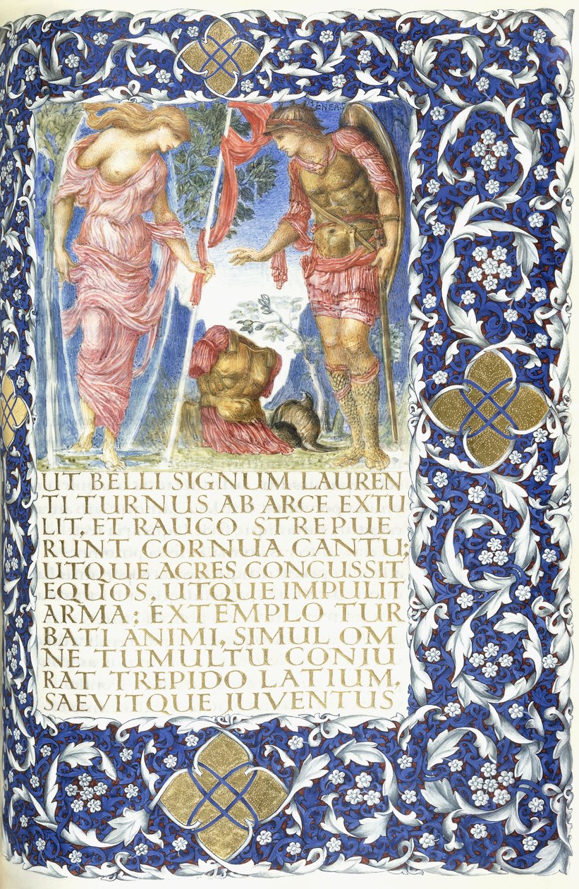 Vênus dando armadura a Enéias, 1874-c. 1919 de English School