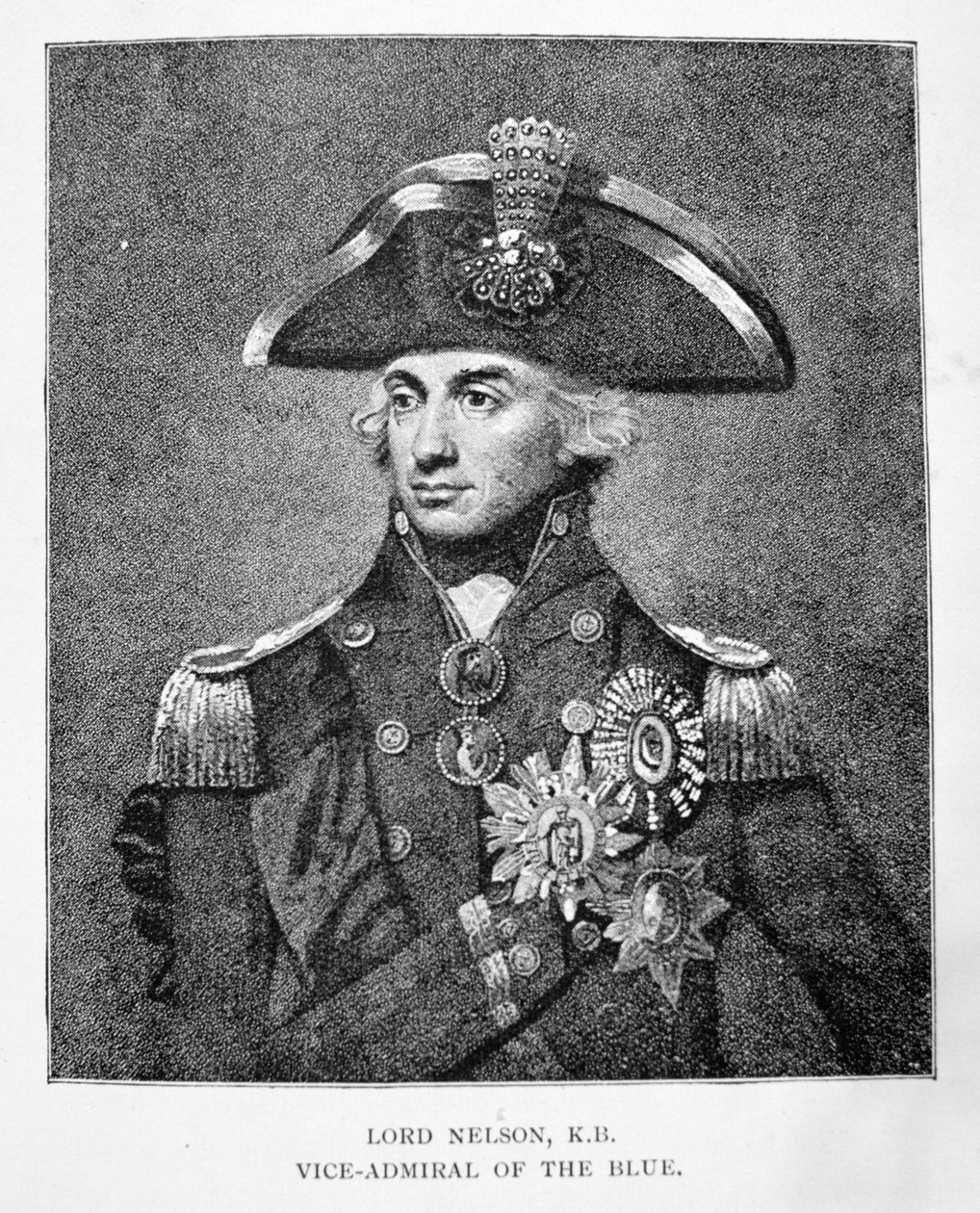 Vice-almirante Horatio Nelson (1758-1805) de English School