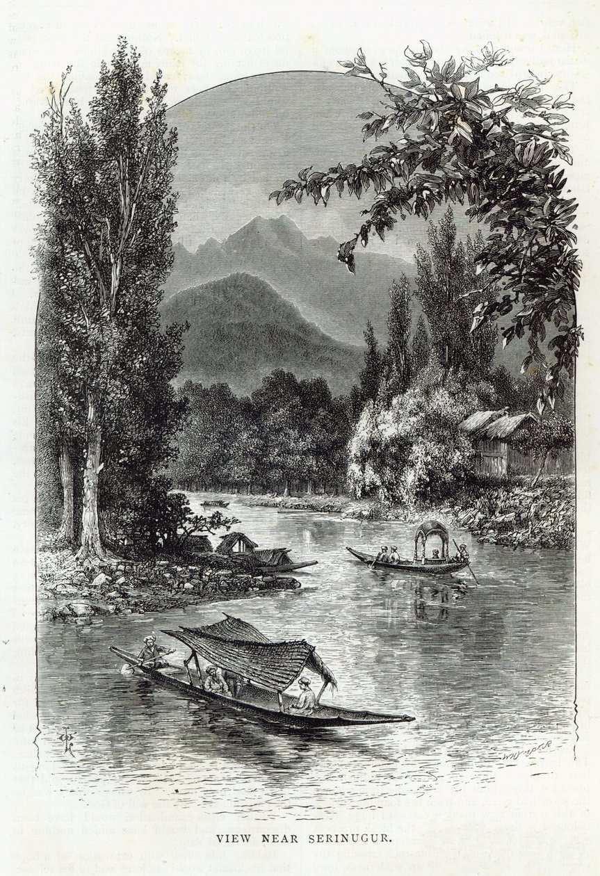 Veja perto de Serinugur, de &39;Leisure Hour&39;, 1888 de English School