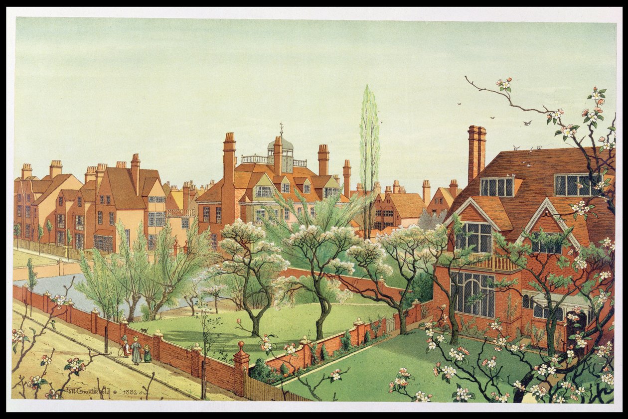 Vista do Parque Bedford, 1882 de English School