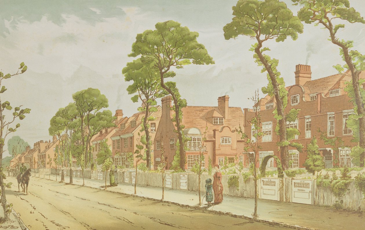 Vista do Parque Bedford, 1882 de English School