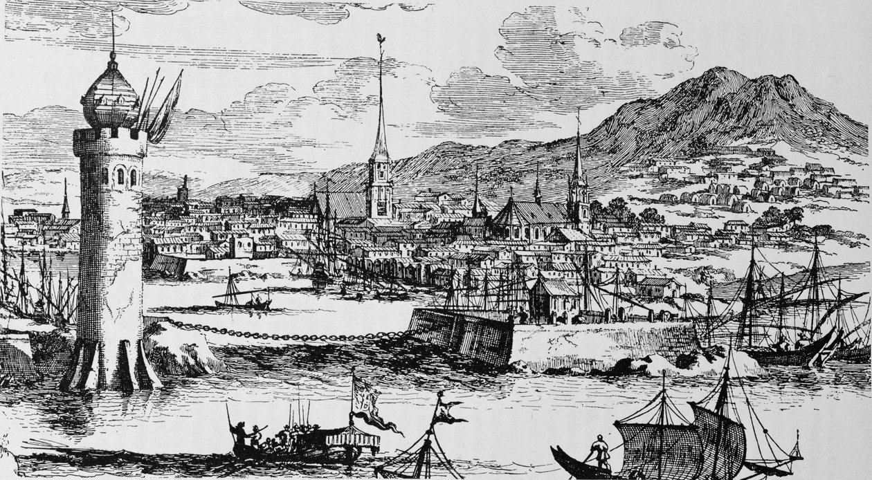 Vista de Havana, de "A História Narrativa e Crítica da América", editado por Justin Winsor, Londres, 1886 de English School
