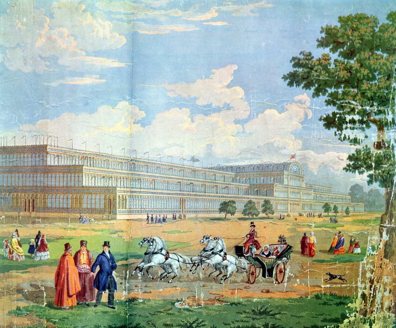 Vista do Palácio de Cristal de English School