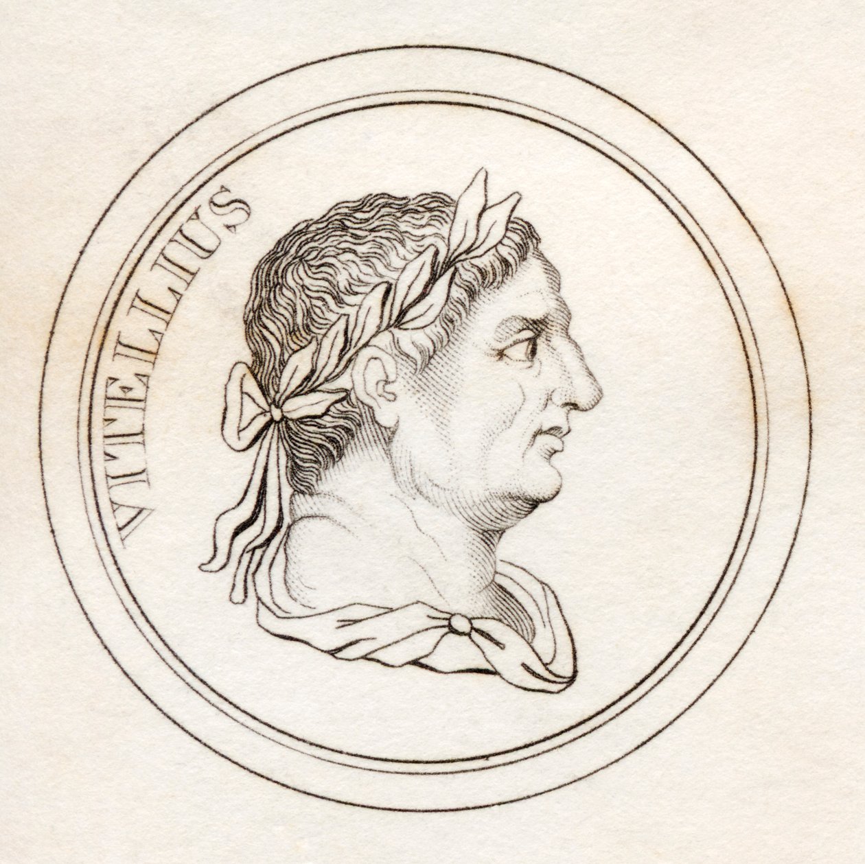 Vitellius, do &39;Crabb&39;s Historical Dictionary&39;, publicado em 1825 de English School