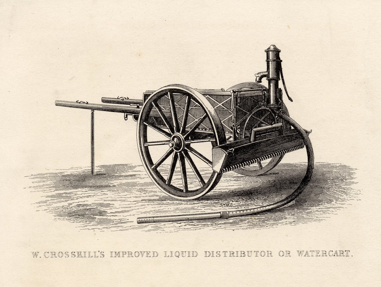 W. Distribuidor de líquidos melhorado Crosskills ou Watercart de English School