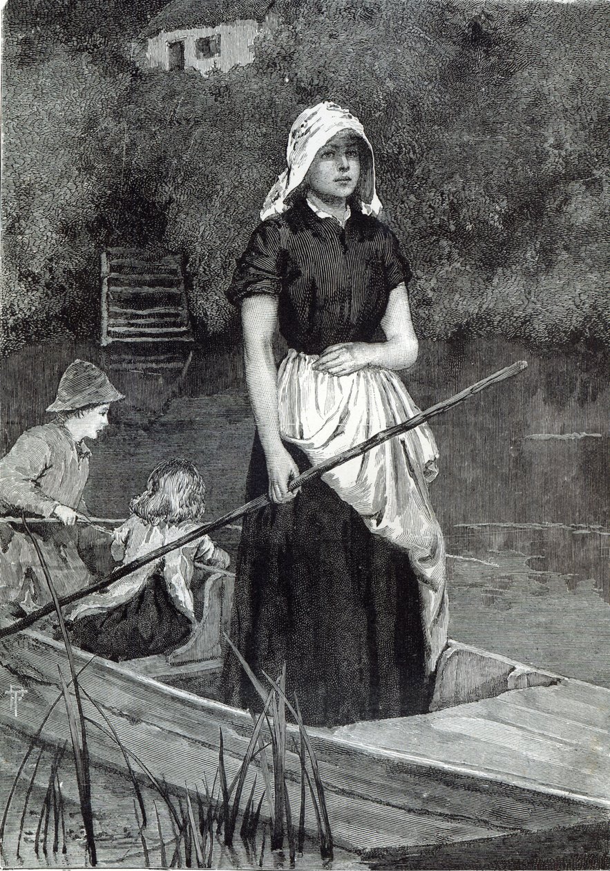 Esperando pelo Pai, de &39;Leisure Hour&39;, 1888 de English School